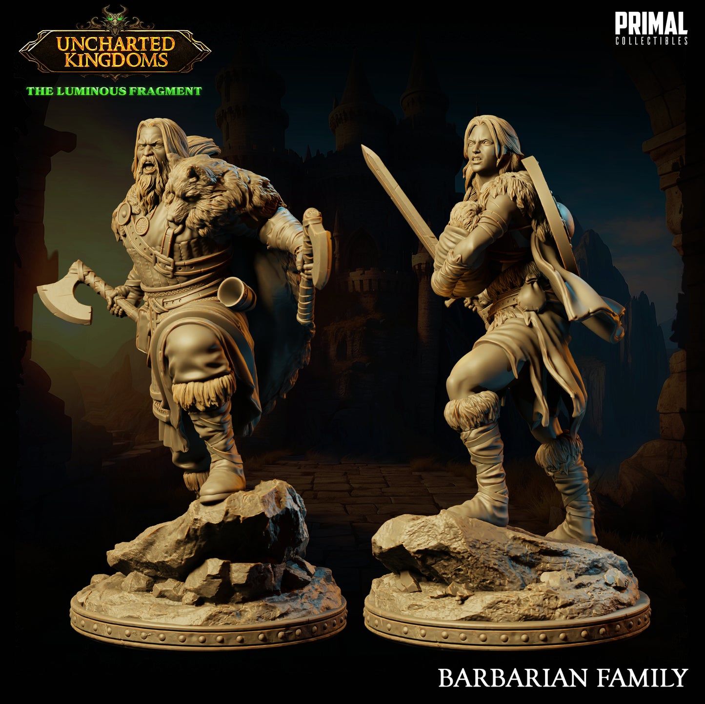 Barbarian Family - Kara & Fegur - February 2024 - Uncharted Kingdoms