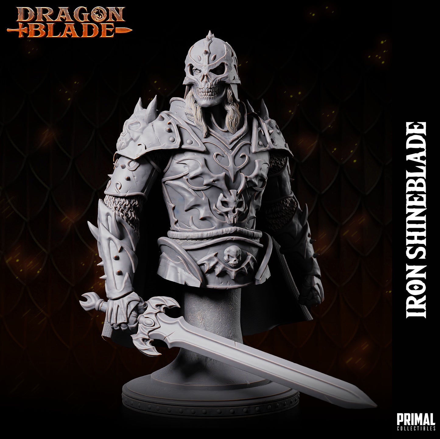 Fighter  - Iron shineblade - bust - December 2023 - DRAGONBLADE-  MASTERS OF DUNGEONS QUEST