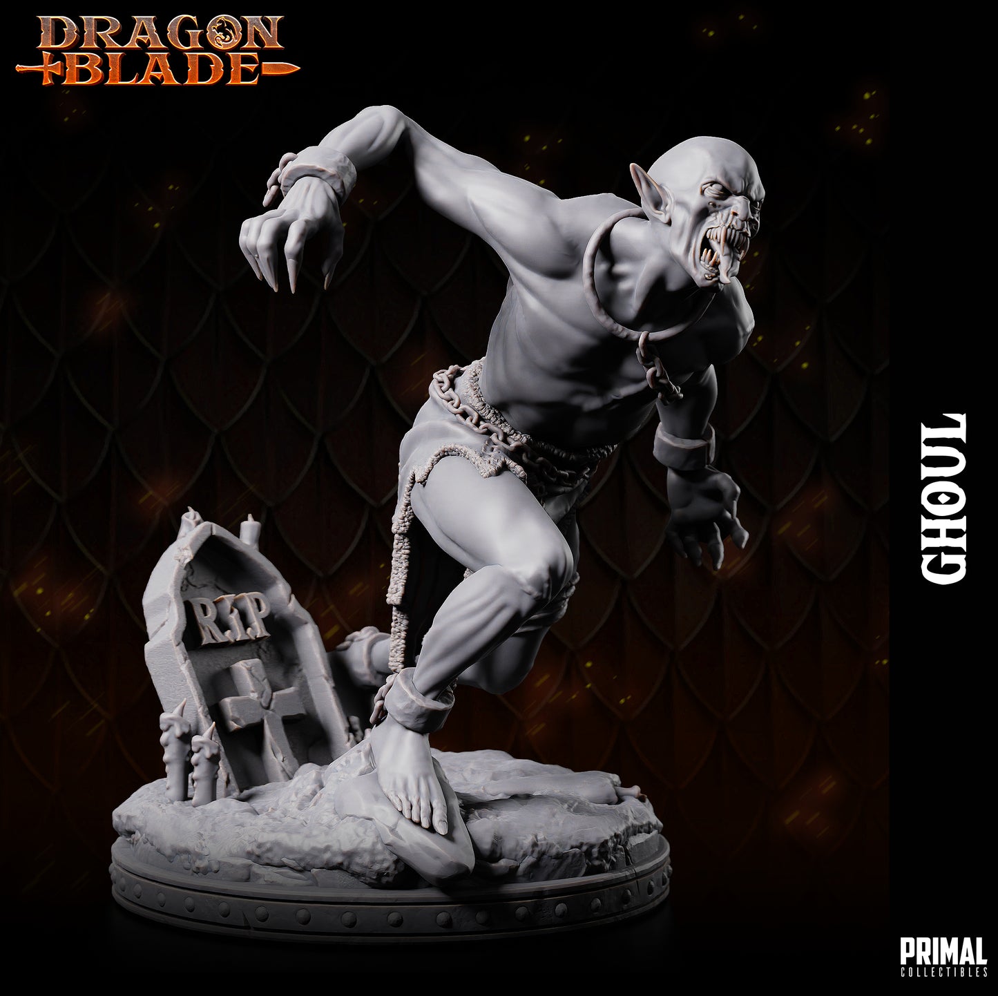 Creature - Ghoul (alternative version)- May 2023 - DRAGONBLADE-  MASTERS OF DUNGEONS QUEST - Primal Collectibles