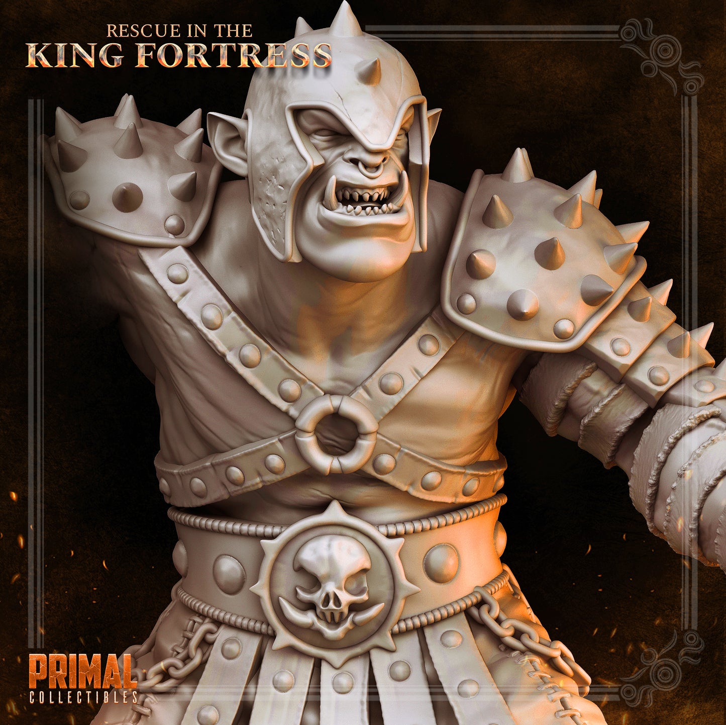 Orc minion - MAKNOK - April 2023 - RESCUE IN THE KING FORTRESS -  MASTERS OF DUNGEONS QUEST - Primal Collectibles