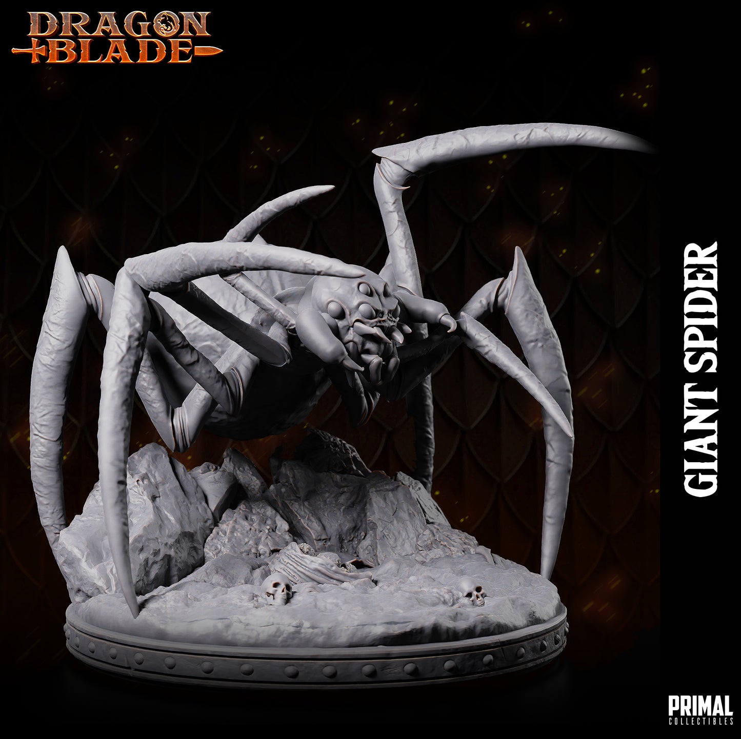 Creature - Giant spider (alternative version) - May 2023 - DRAGONBLADE-  MASTERS OF DUNGEONS QUEST - Primal Collectibles