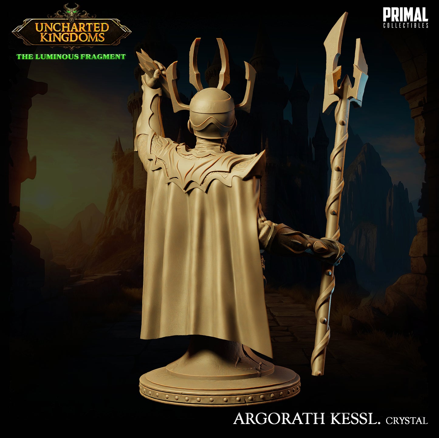 Dark wizard - Argorath Kessl (crystal powerful version) - Bust - March 2024 - Uncharted Kingdoms