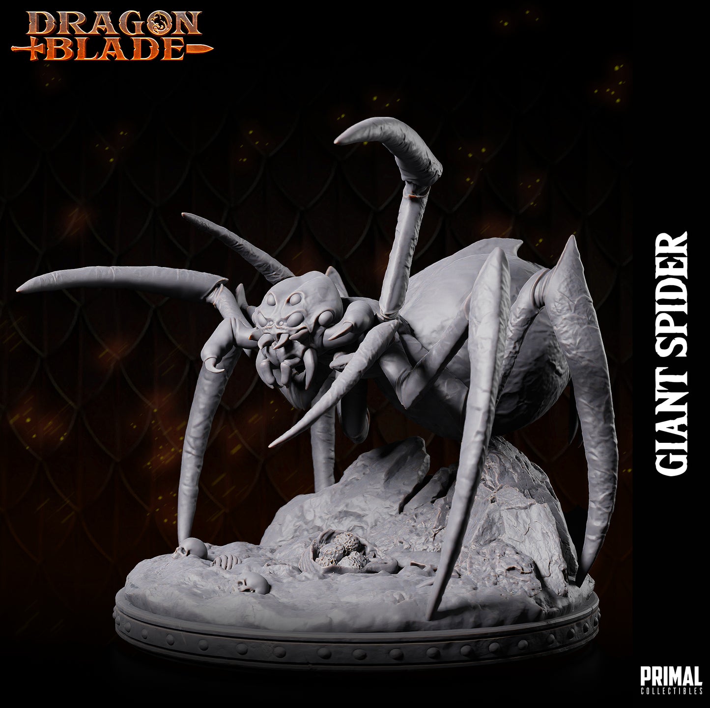 Creature - Giant spider (alternative version) - May 2023 - DRAGONBLADE-  MASTERS OF DUNGEONS QUEST - Primal Collectibles