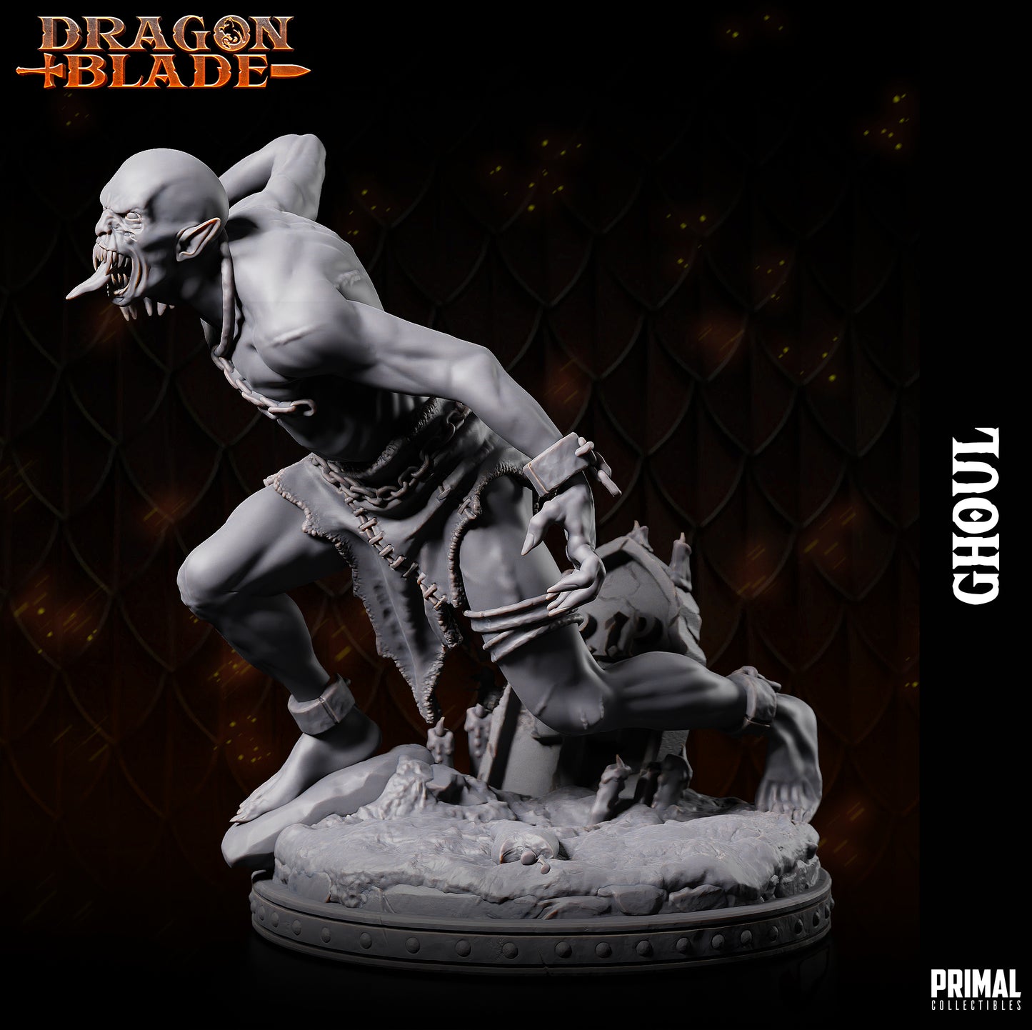 Creature - Ghoul (alternative version)- May 2023 - DRAGONBLADE-  MASTERS OF DUNGEONS QUEST - Primal Collectibles