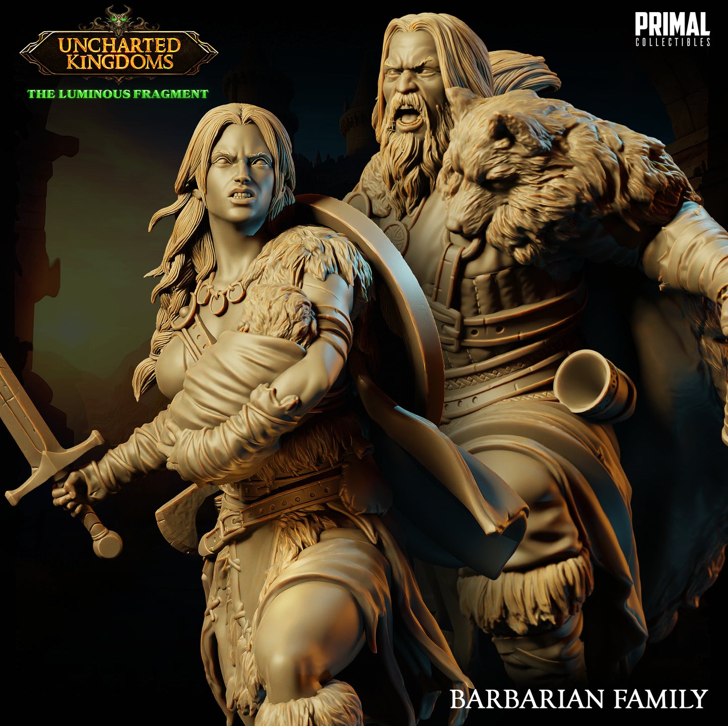 Barbarian Family - Kara & Fegur - February 2024 - Uncharted Kingdoms