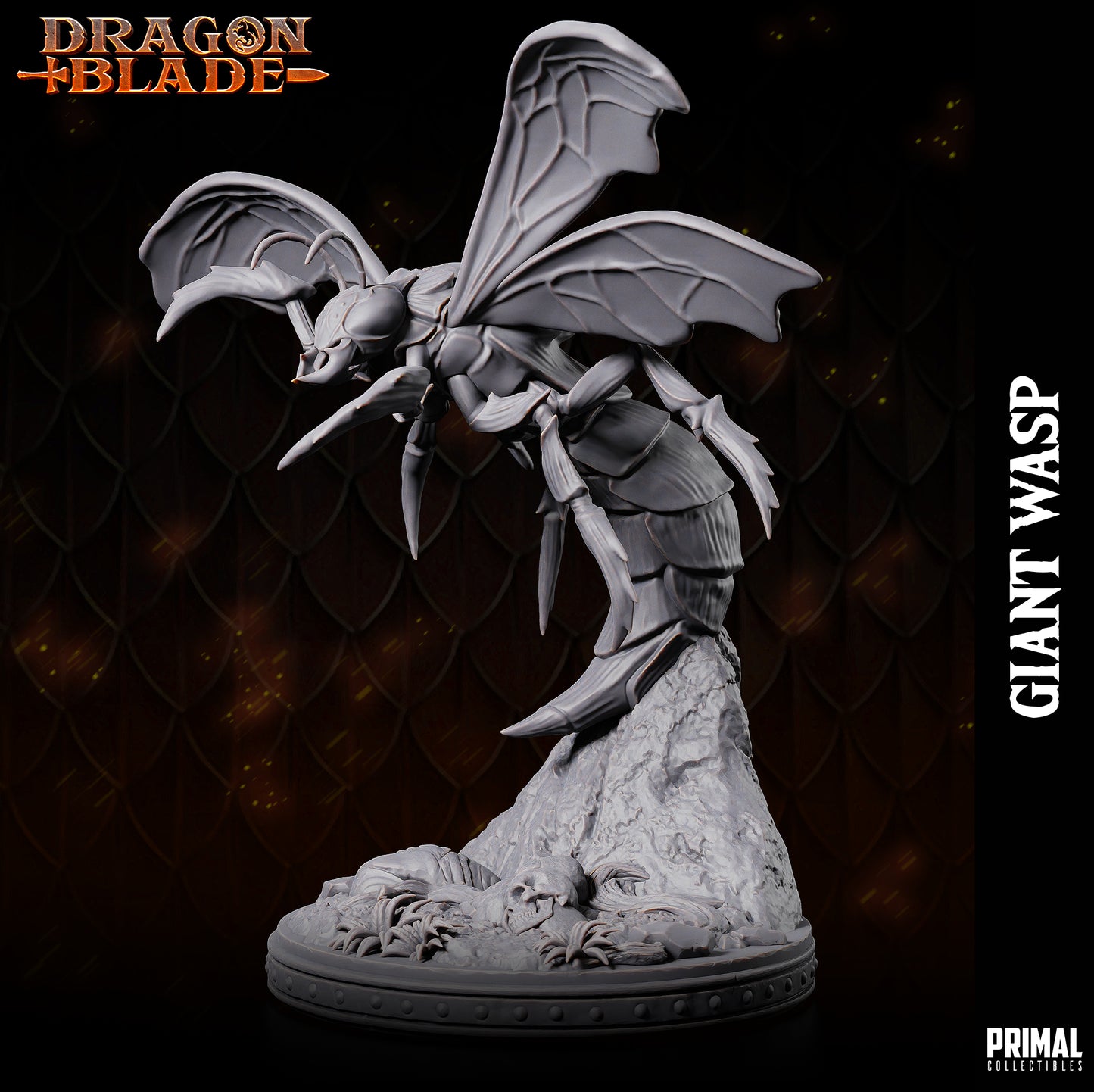 Creature- Giant wasp A - December 2023 - DRAGONBLADE-  MASTERS OF DUNGEONS QUEST