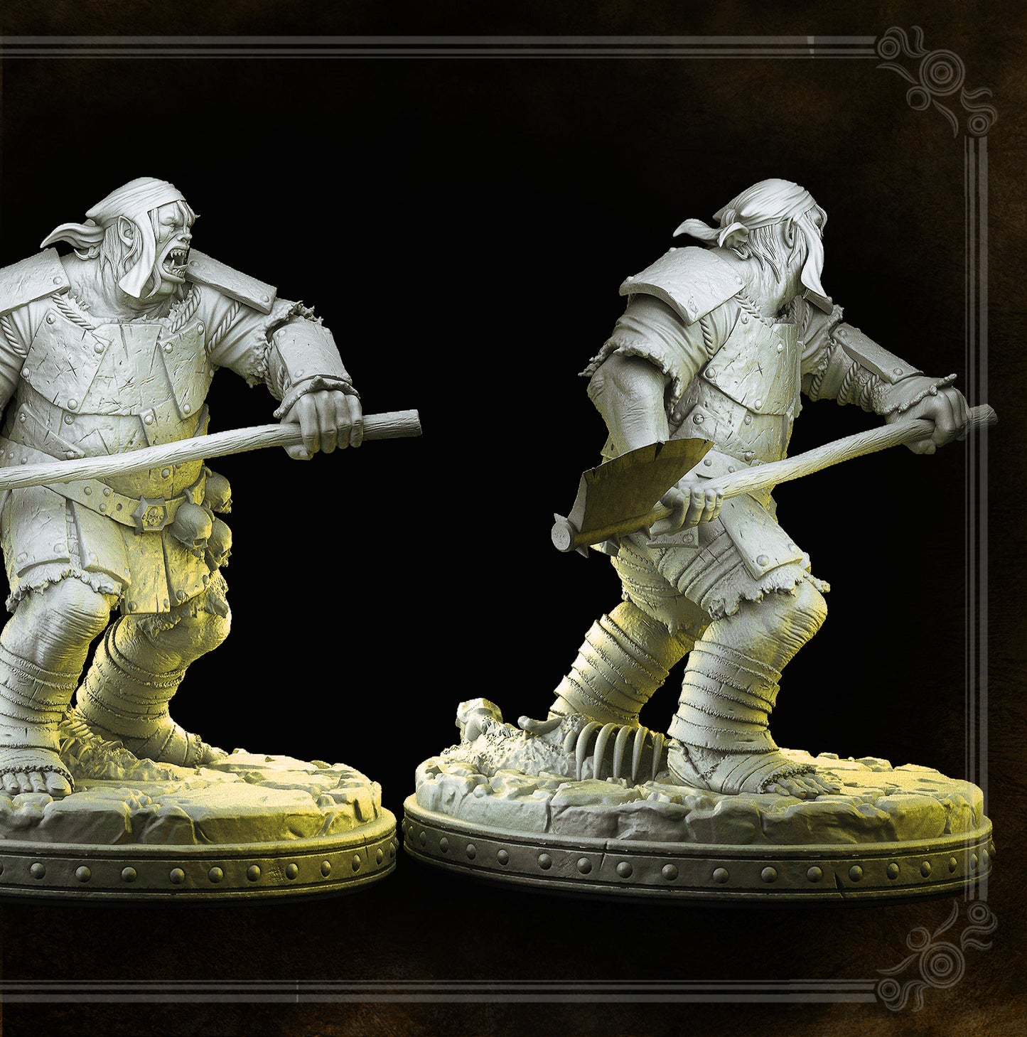 Ogre champion - Ulbrok- CONTRA THE OGRES CROWD - MASTERS OF DUNGEONS QUEST - Primal Collectibles