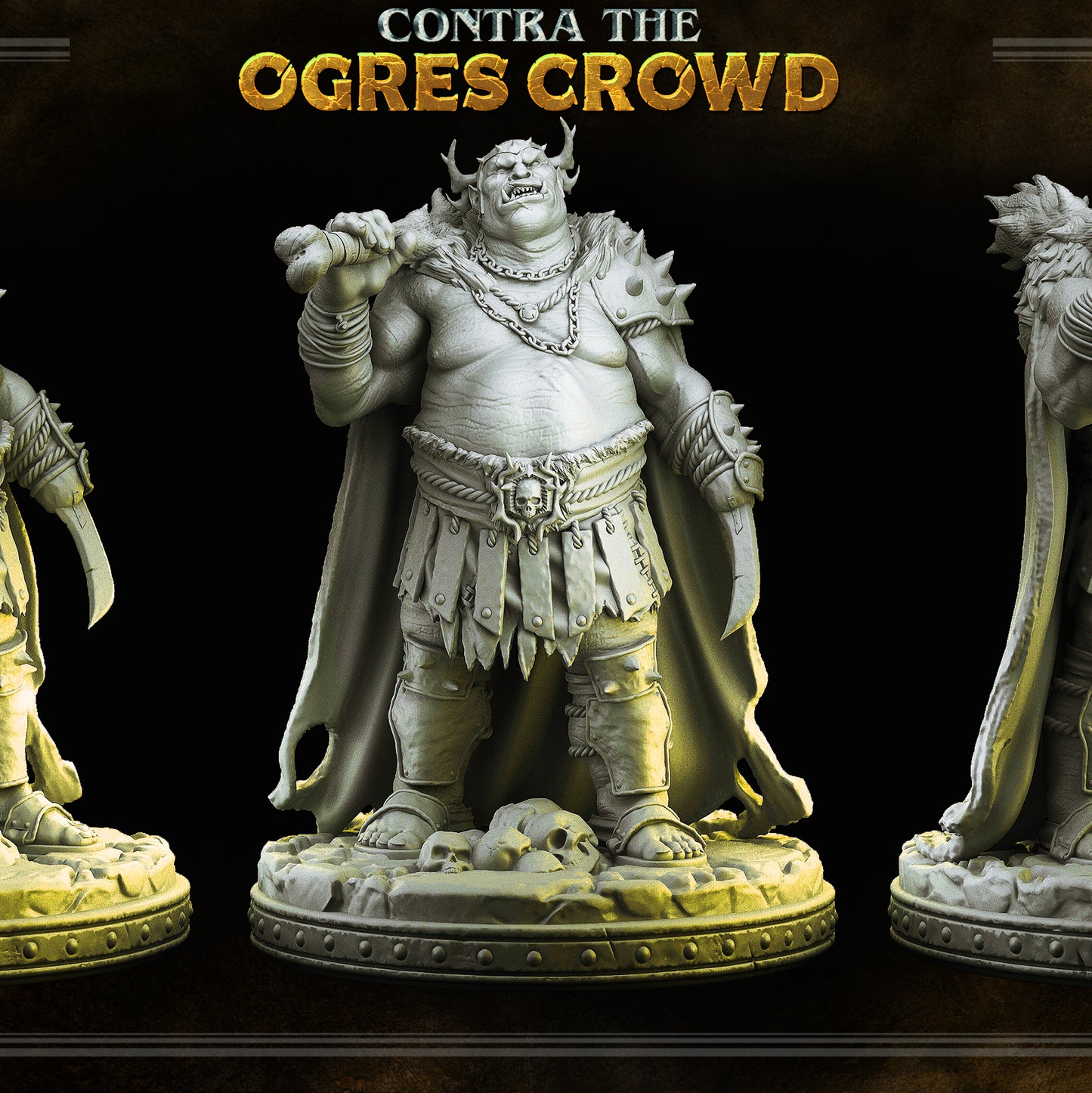 Boss Ogre lord - Gundahar - CONTRA THE OGRES CROWD - MASTERS OF DUNGEONS QUEST - Primal Collectibles