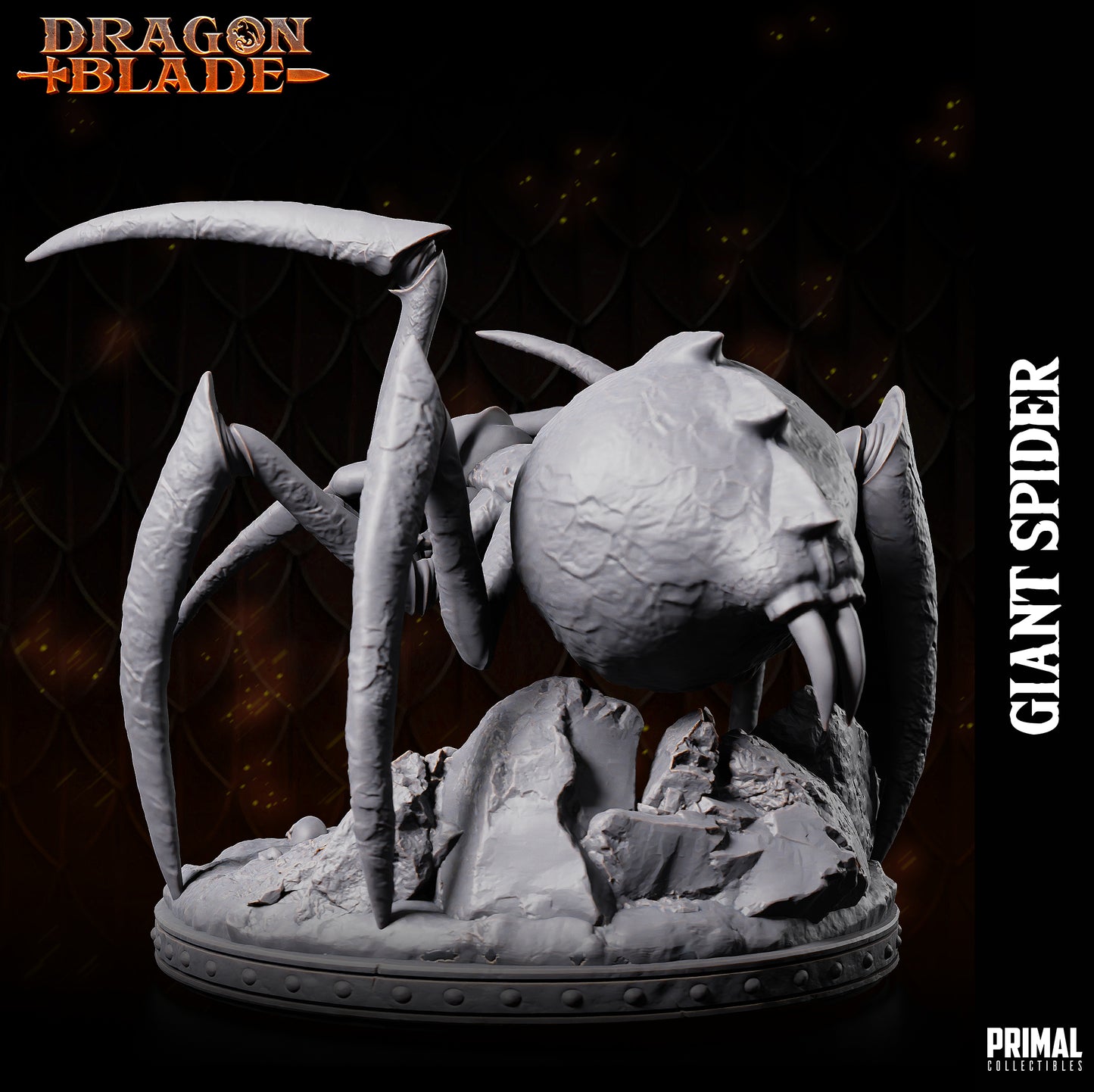 Creature - Giant spider (alternative version) - May 2023 - DRAGONBLADE-  MASTERS OF DUNGEONS QUEST - Primal Collectibles