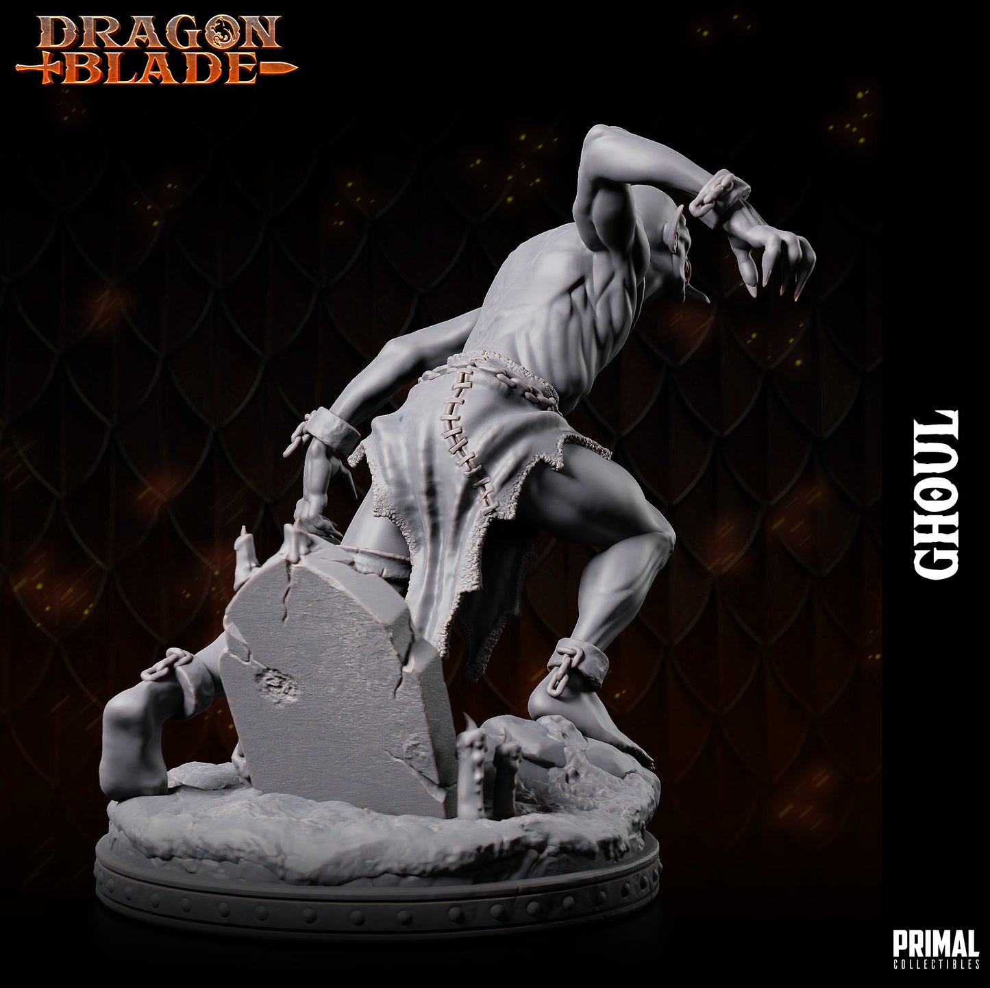 Creature - Ghoul (alternative version)- May 2023 - DRAGONBLADE-  MASTERS OF DUNGEONS QUEST - Primal Collectibles