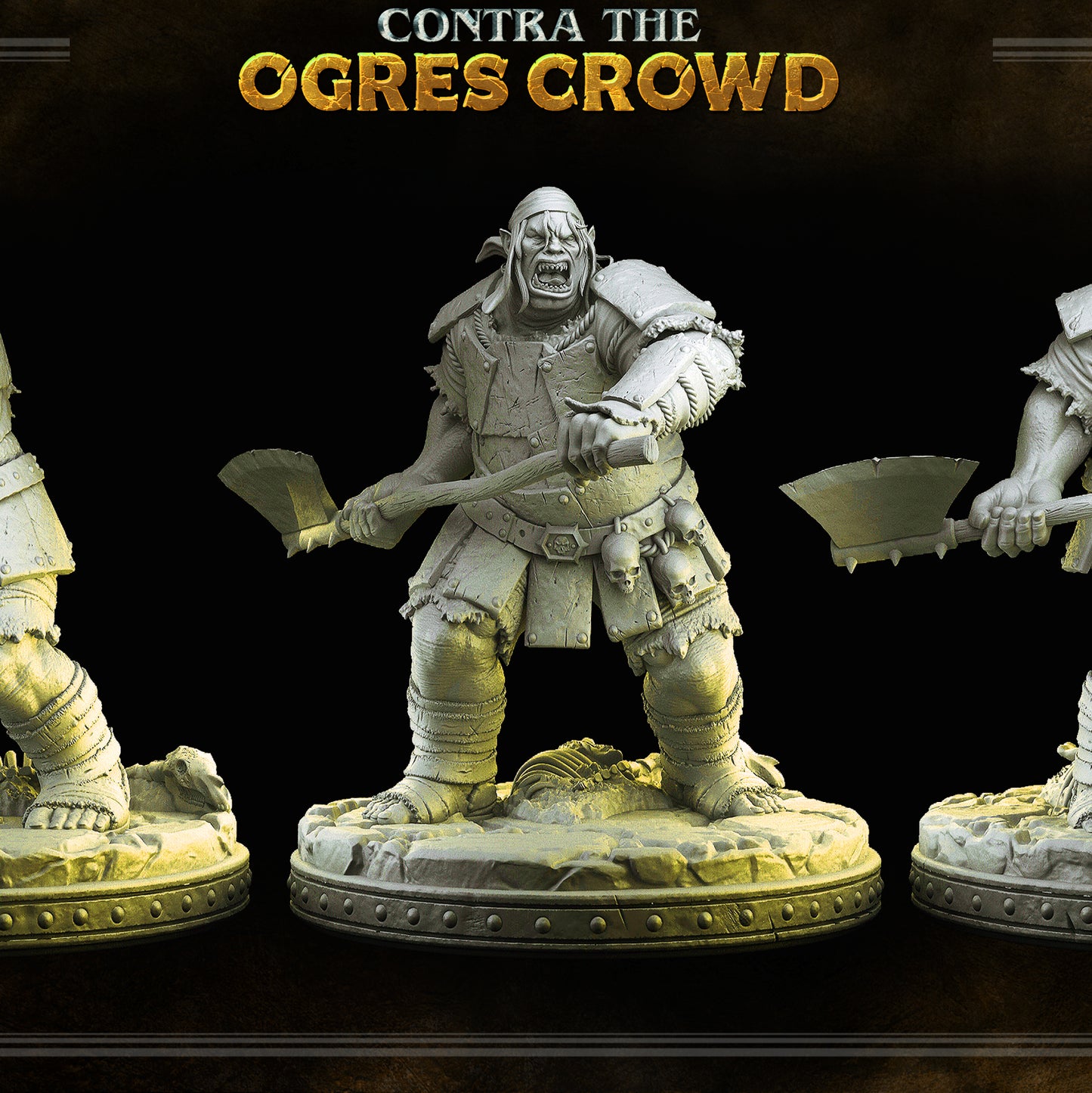 Ogre champion - Ulbrok- CONTRA THE OGRES CROWD - MASTERS OF DUNGEONS QUEST - Primal Collectibles