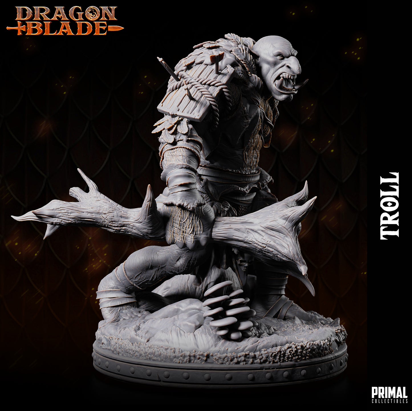 Creature - Troll - June 2023 - DRAGONBLADE-  MASTERS OF DUNGEONS QUEST - Primal Collectibles