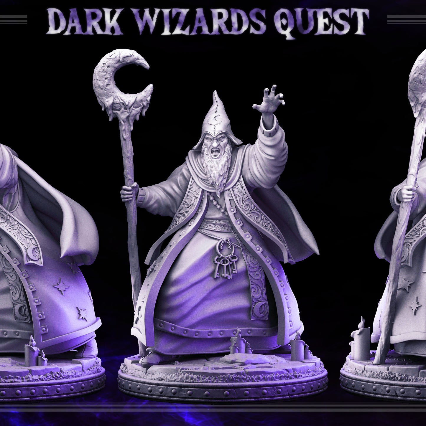 High Mage - Hasaugul - DARK WIZARDS - MASTERS OF DUNGEONS QUEST - Primal Collectibles