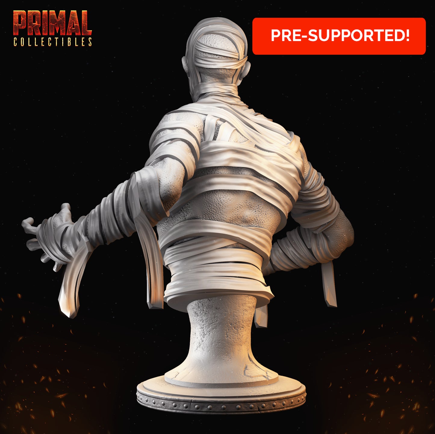 Mummy - bust -  MASTERS OF DUNGEONS QUEST - Primal Collectibles