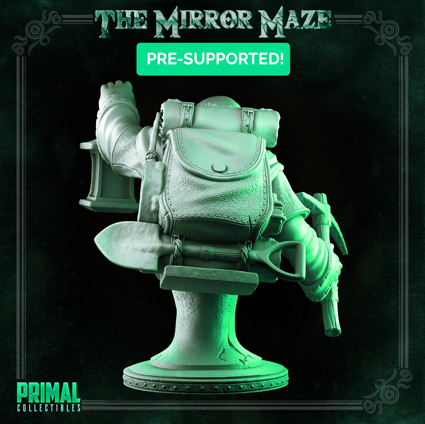 Prospector - Bust - THE MIRROR MAZE - MASTERS OF DUNGEONS QUEST - Primal Collectibles