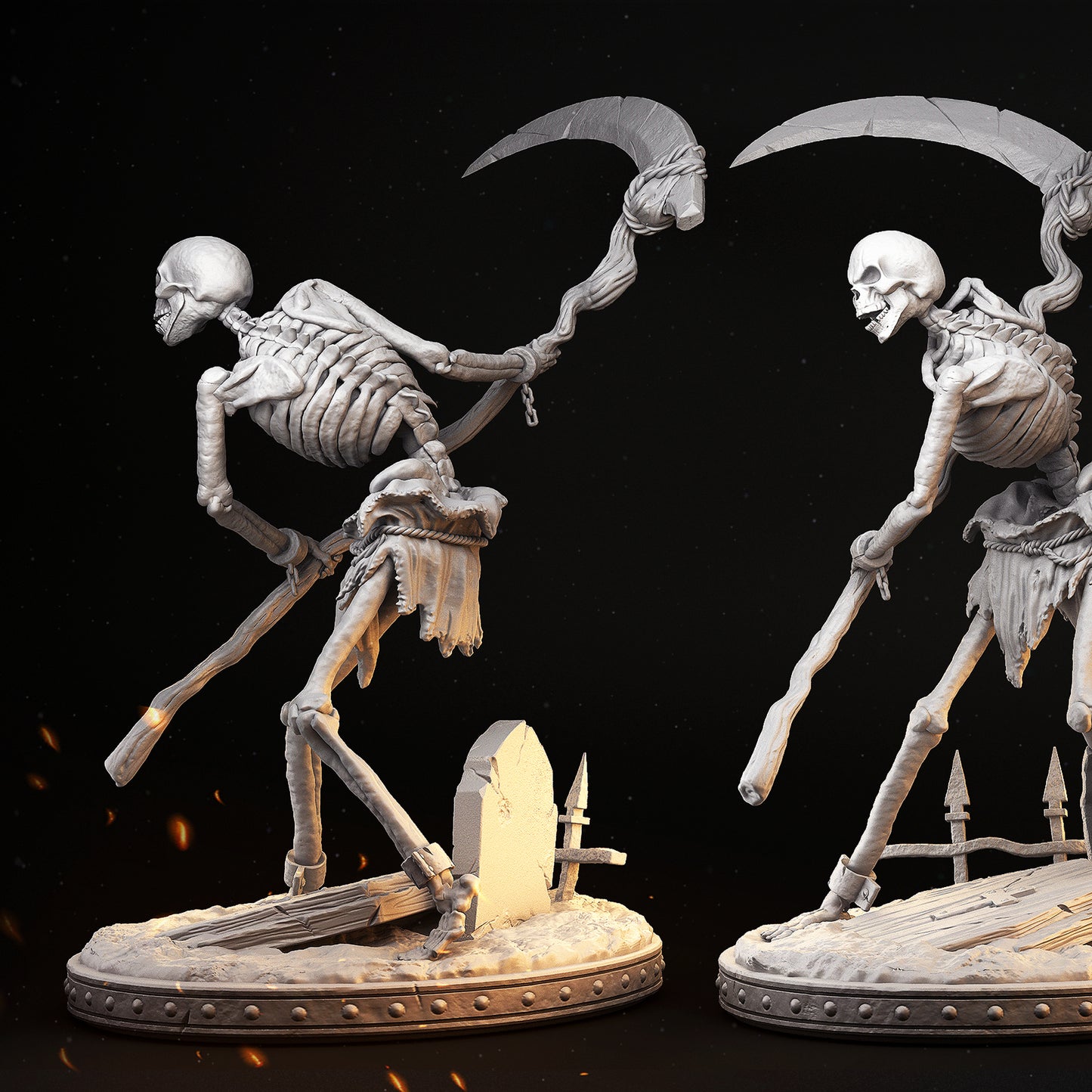 Skeleton - scythe - MASTERS OF DUNGEONS QUEST - Primal Collectibles