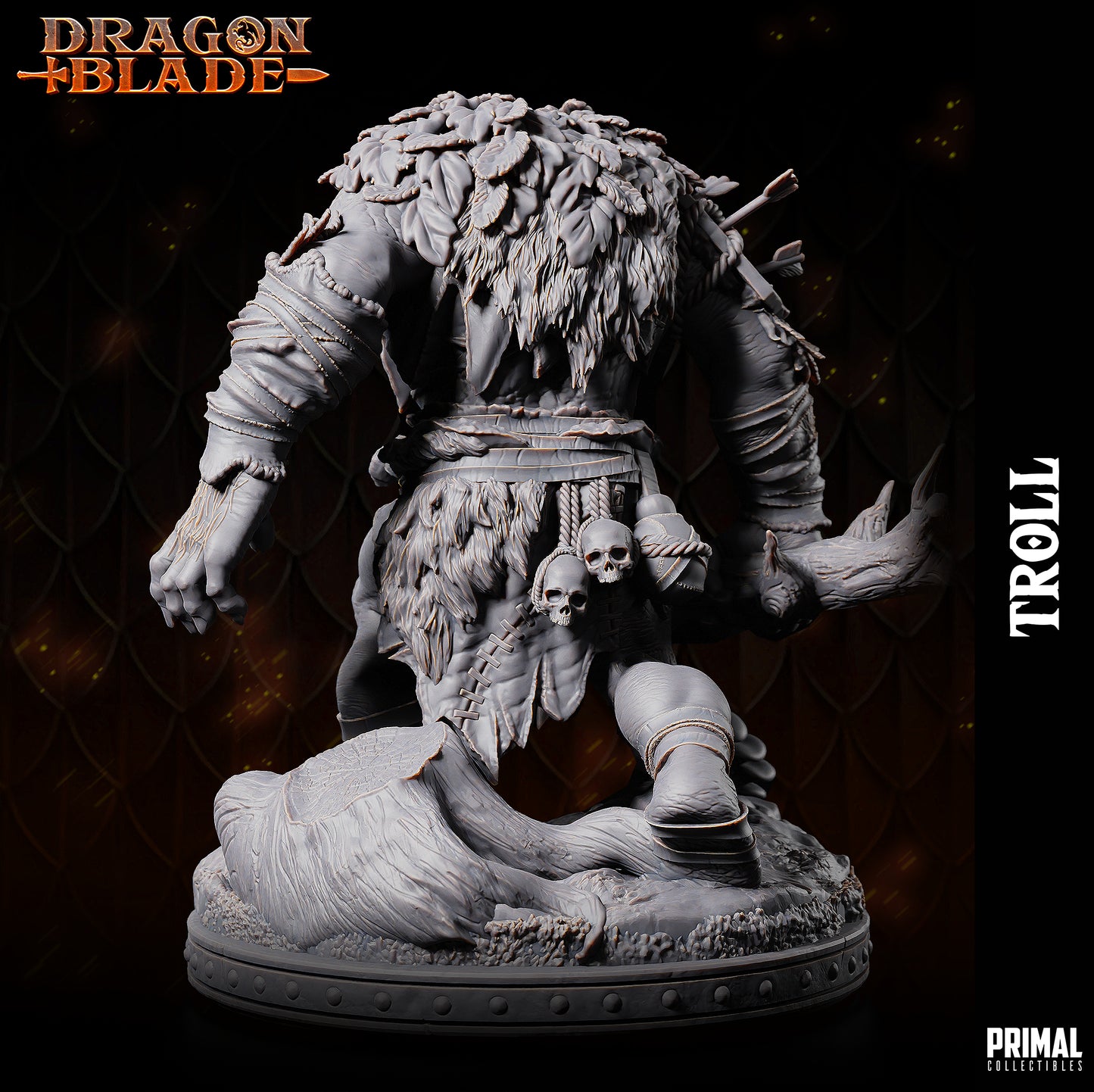 Creature - Troll - June 2023 - DRAGONBLADE-  MASTERS OF DUNGEONS QUEST - Primal Collectibles