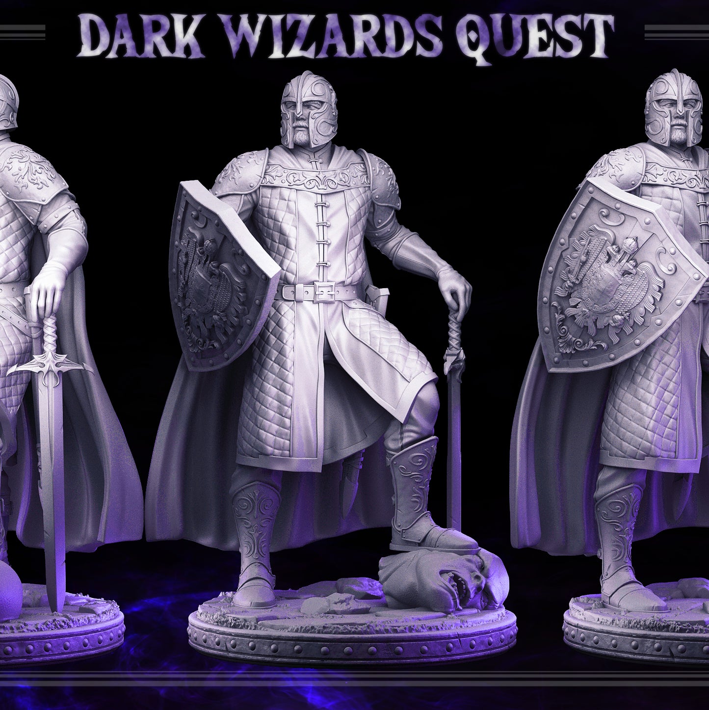 Knight - Demetrius - DARK WIZARDS - MASTERS OF DUNGEONS QUEST - Primal Collectibles