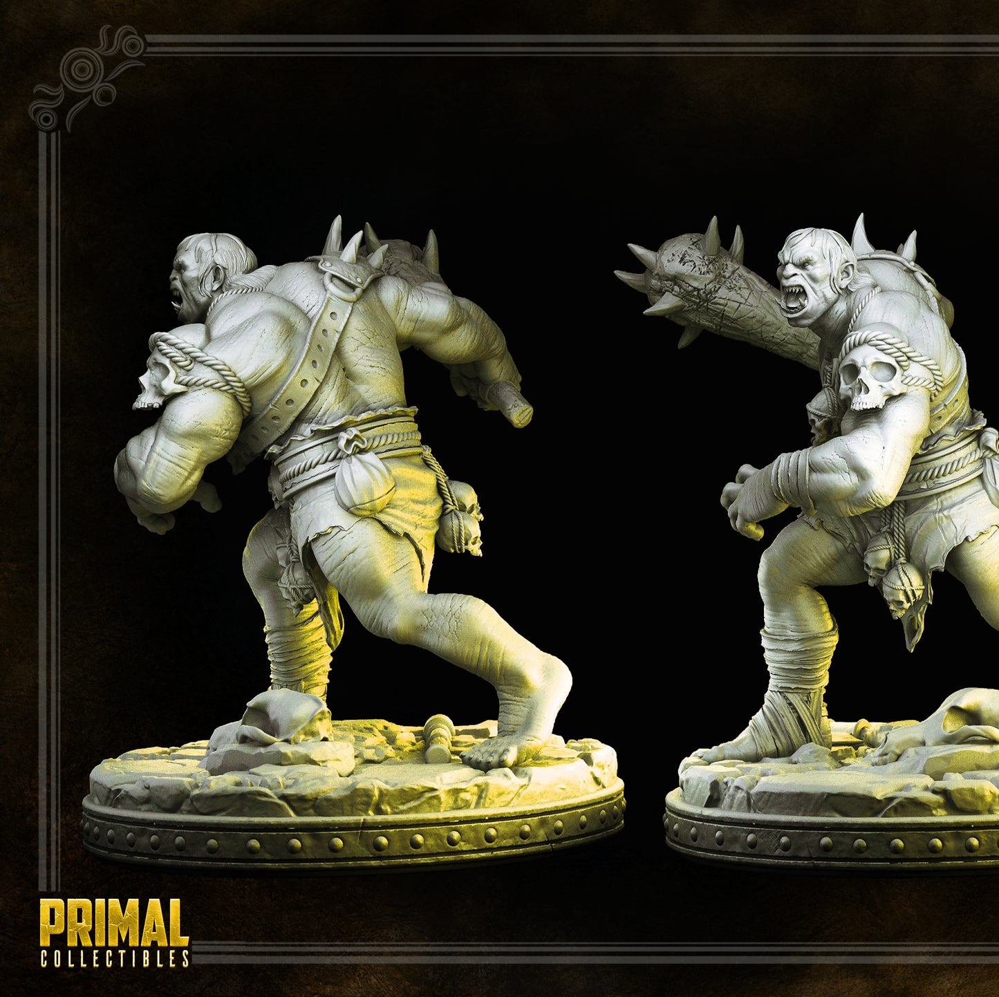 Ogre warrior - Grozrog - CONTRA THE OGRES CROWD - MASTERS OF DUNGEONS QUEST - Primal Collectibles