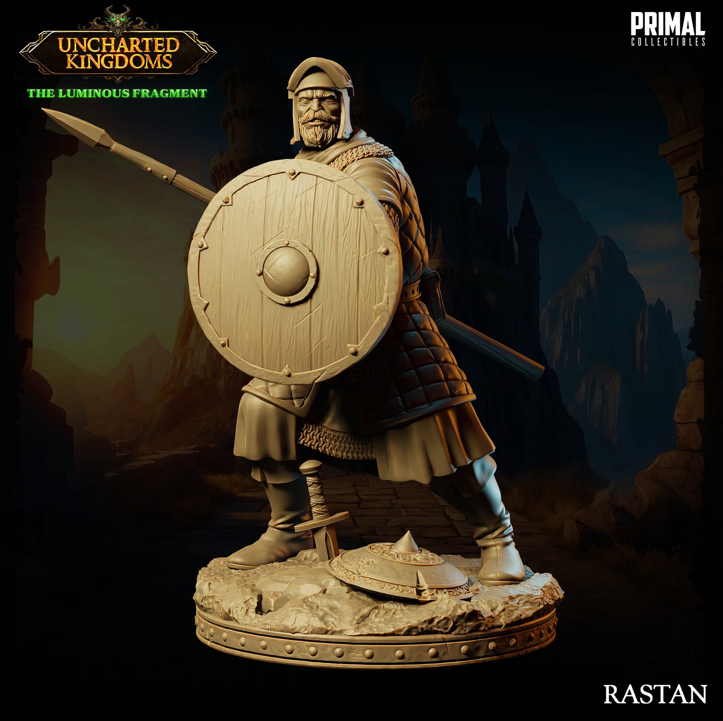 3 miniatures - 32mm - Soldiers Bundle - Uncharted Kingdoms