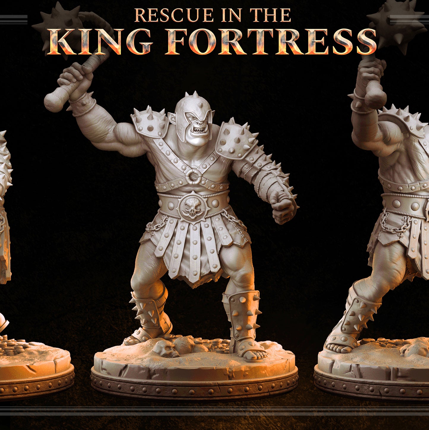 Orc minion - MAKNOK - April 2023 - RESCUE IN THE KING FORTRESS -  MASTERS OF DUNGEONS QUEST - Primal Collectibles