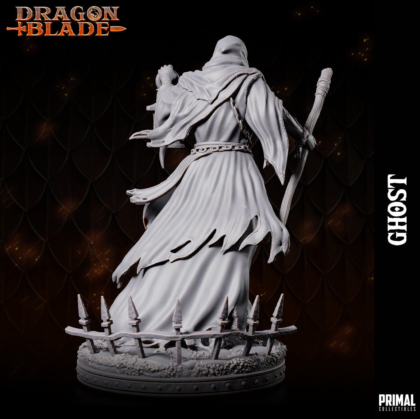 Creature - Ghost (alternative version) - June 2023 - DRAGONBLADE-  MASTERS OF DUNGEONS QUEST - Primal Collectibles