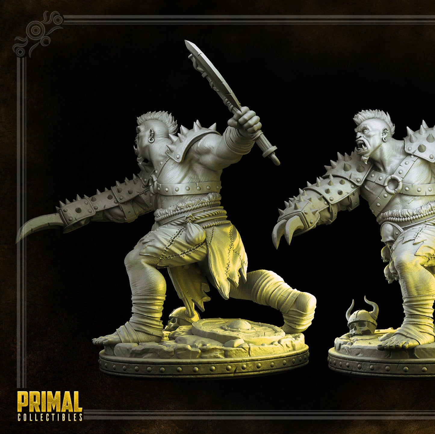 Ogre chieftain - Thurok - CONTRA THE OGRES CROWD - MASTERS OF DUNGEONS QUEST - Primal Collectibles