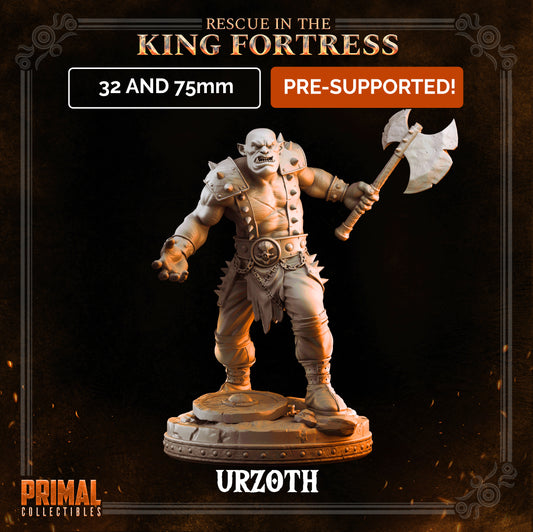 Orc minion - URZOTH- April 2023 - RESCUE IN THE KING FORTRESS -  MASTERS OF DUNGEONS QUEST - Primal Collectibles