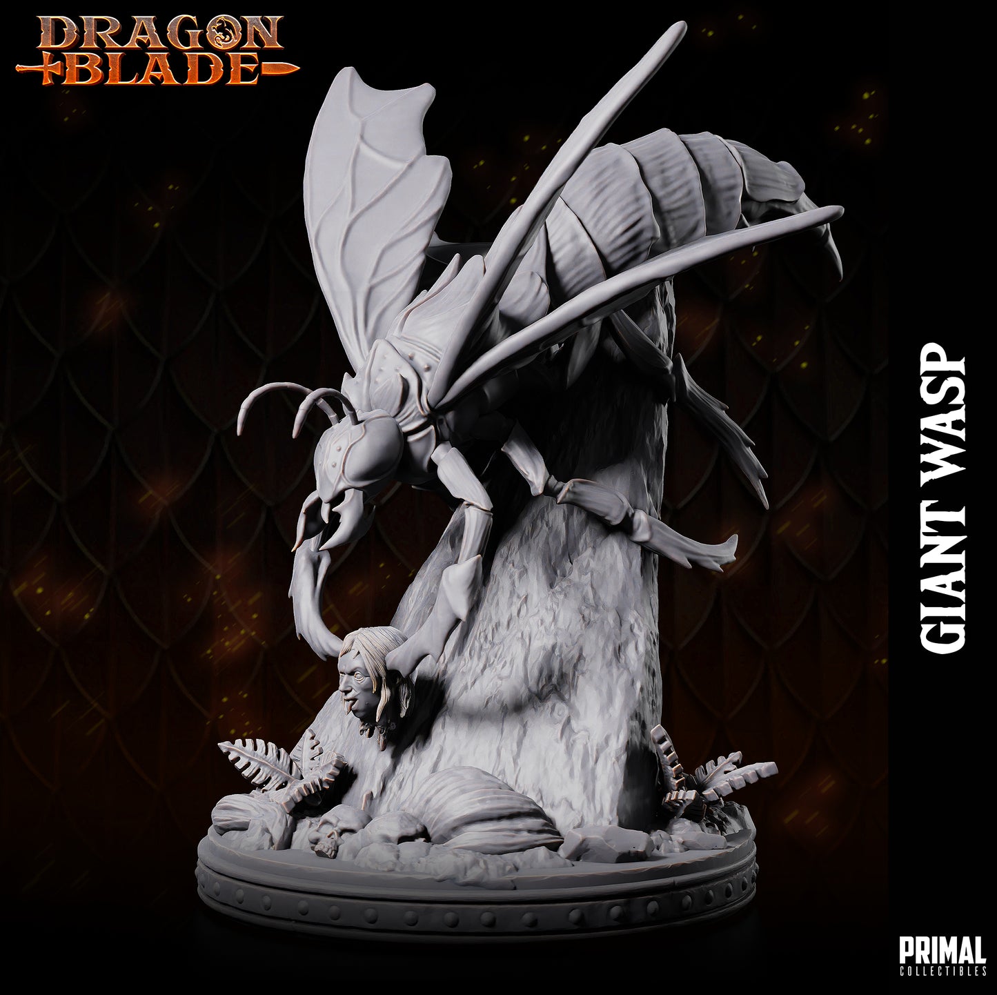 Creature - Giant wasp B - December 2023 - DRAGONBLADE-  MASTERS OF DUNGEONS QUEST