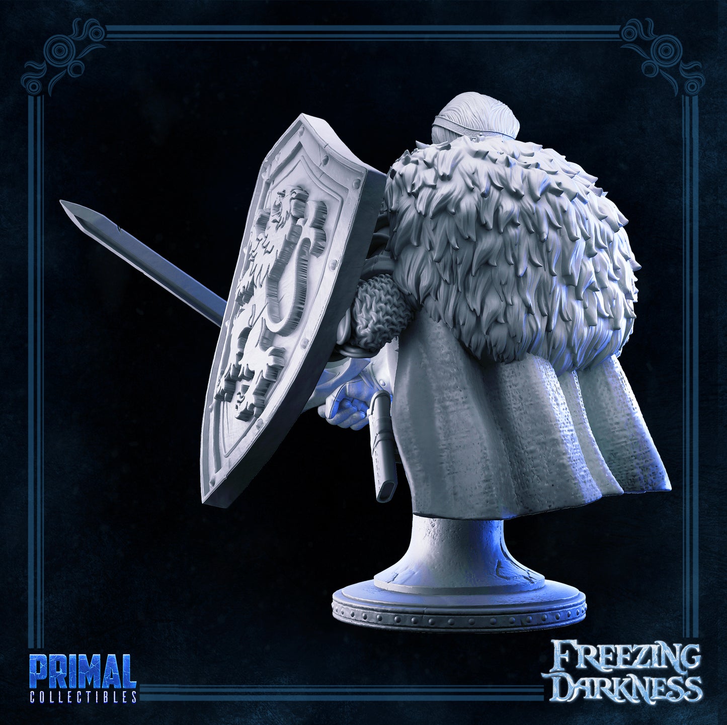 Mercenary - Osmond - Bust- FREEZING DARKNESS - MASTERS OF DUNGEONS QUEST - Primal Collectibles