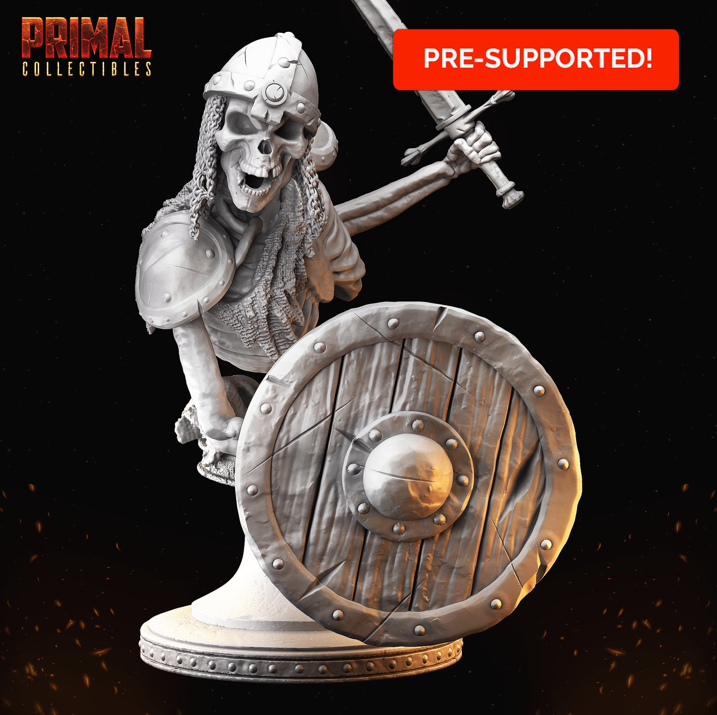 Skeleton bust - MASTERS OF DUNGEONS QUEST - Primal Collectibles