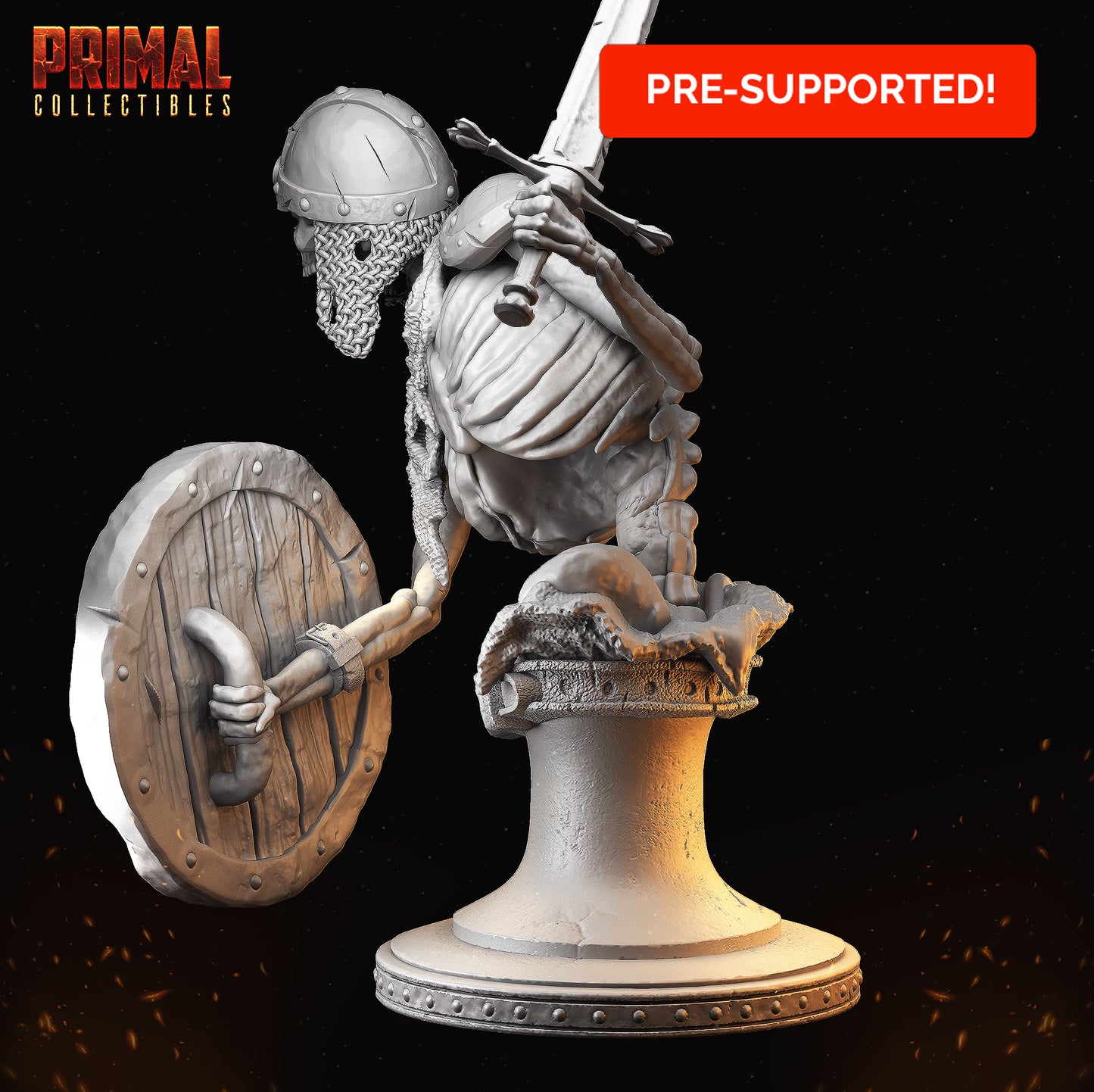 Skeleton bust - MASTERS OF DUNGEONS QUEST - Primal Collectibles