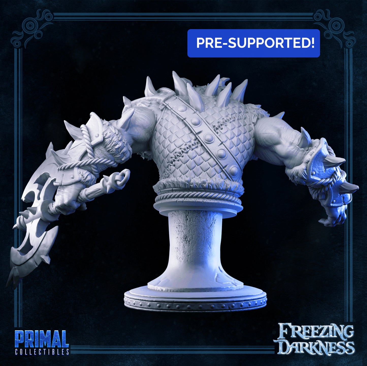 Boss - Creature - bust - FREEZING DARKNESS - MASTERS OF DUNGEONS QUEST - Primal Collectibles