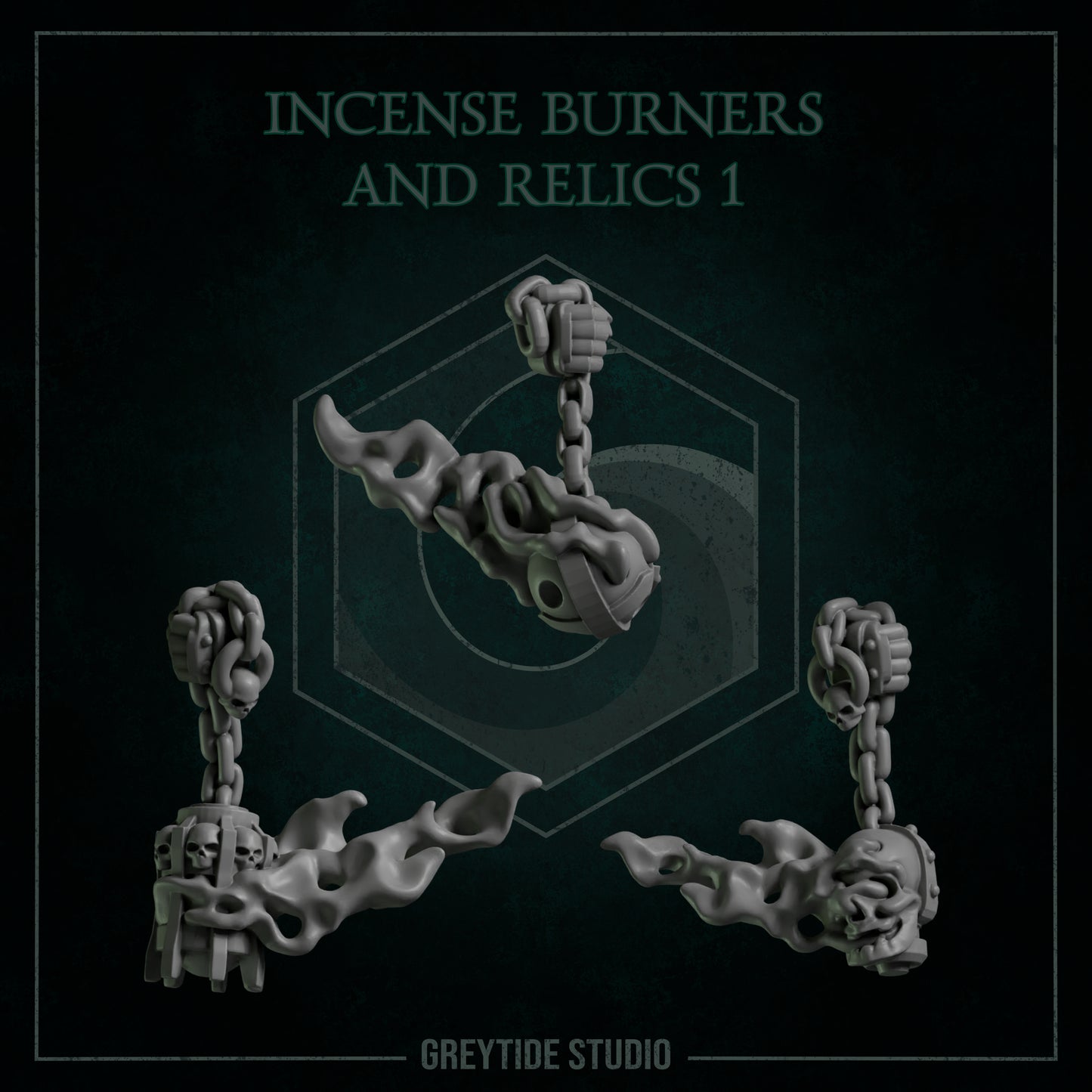 Brûleurs d'encens et reliques 1 - GreyTide Studio