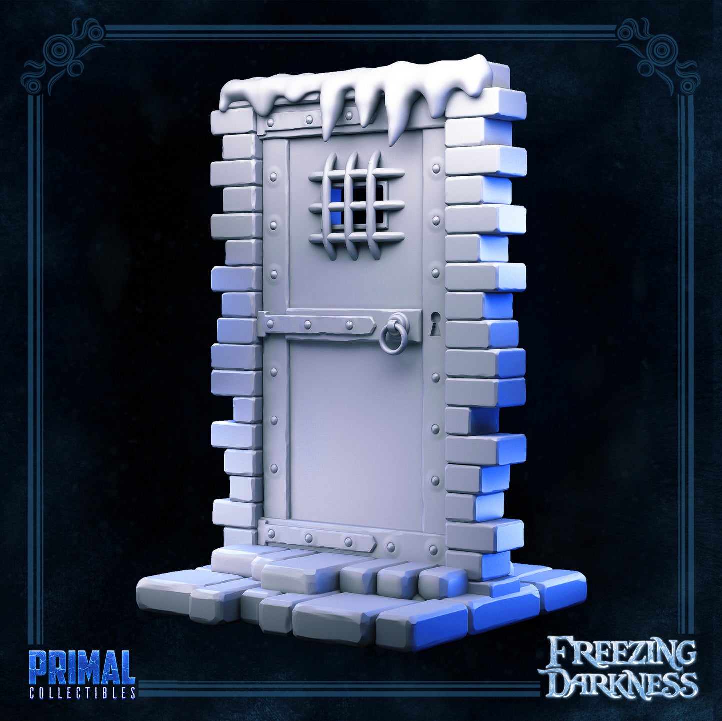 Cage, Iron and Scepter -  FREEZING DARKNESS - MASTERS OF DUNGEONS QUEST - Primal Collectibles