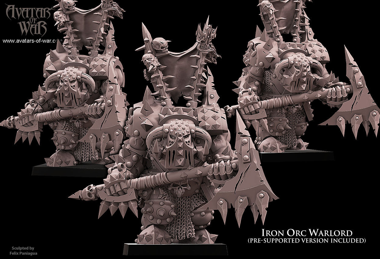 Iron Orc Warlord - Avatars of War