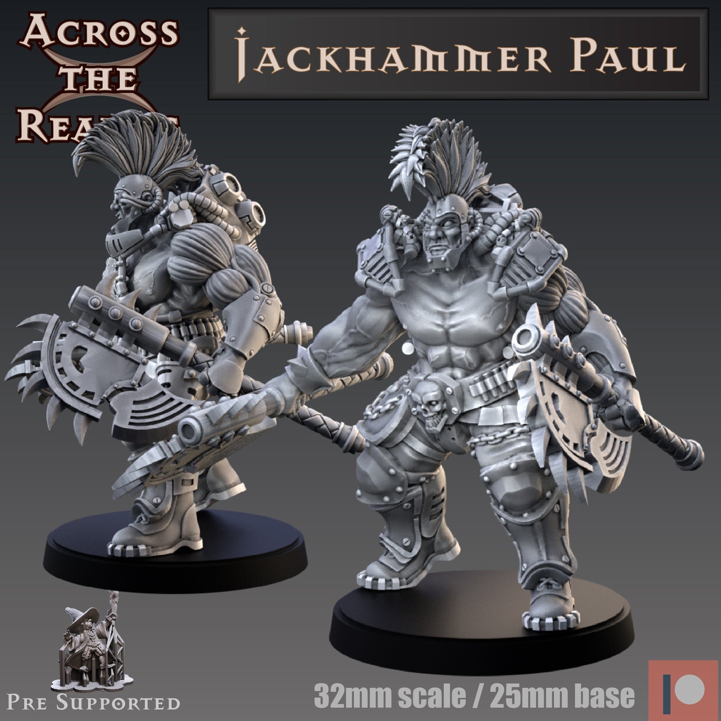 1x Jackhammer Paul - Ganger boss - Across the Realms