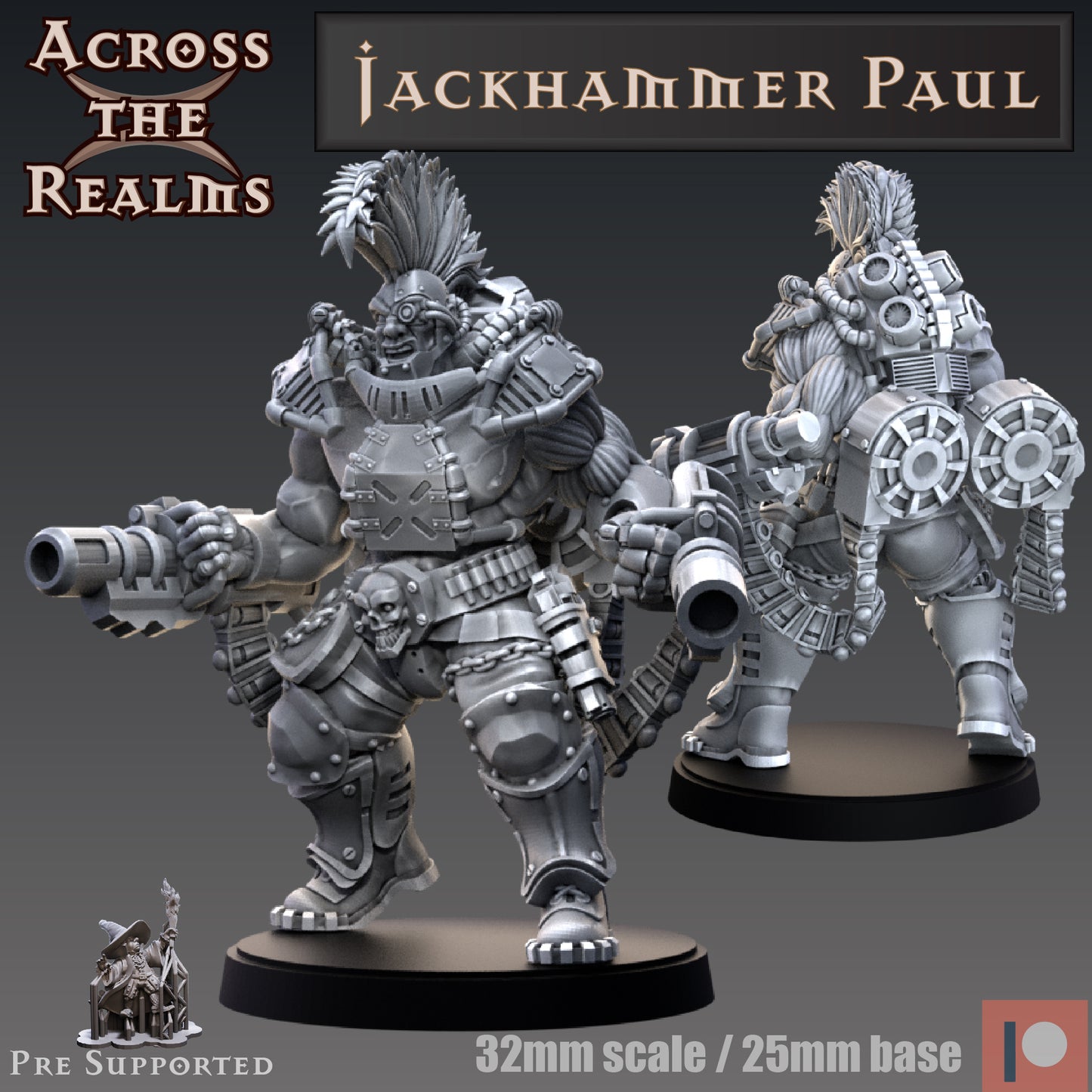 1x Jackhammer Paul - Ganger boss - Across the Realms