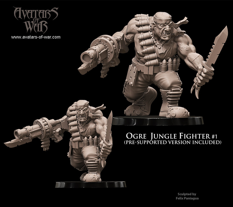 6x Ogre Jungle Fighters - Avatars of War