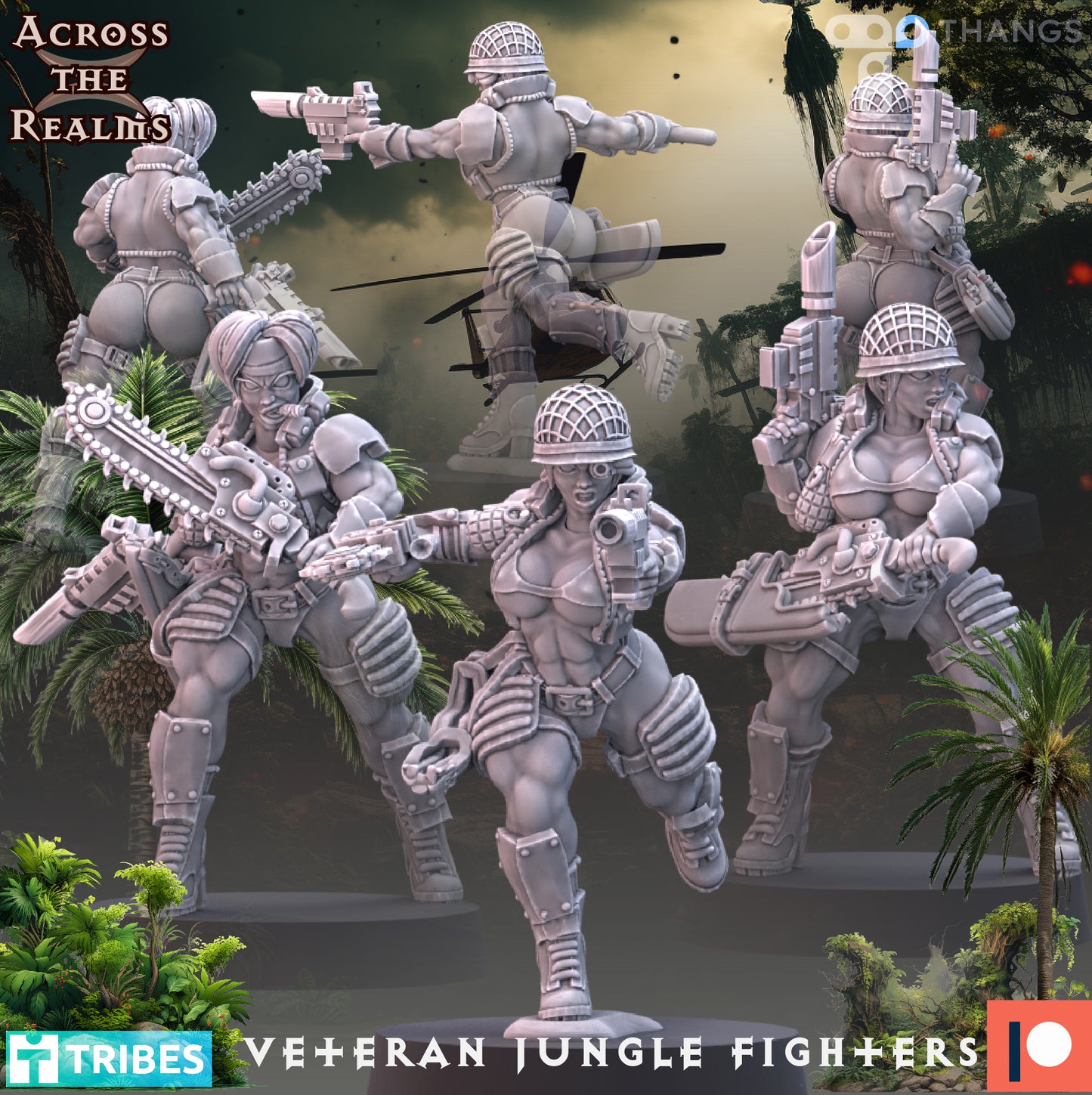 3x Veteran Jungle Fighters - Across the Realms