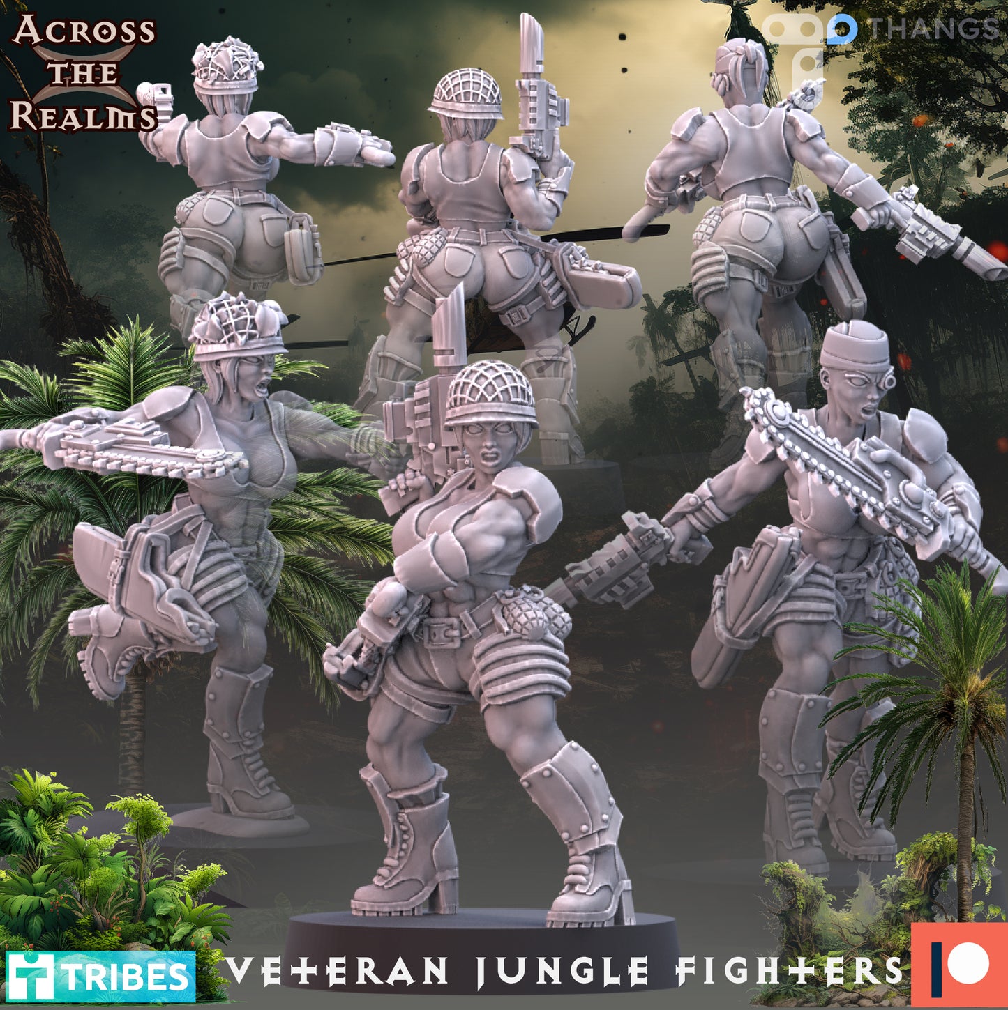 3x Veteran Jungle Fighters - Across the Realms