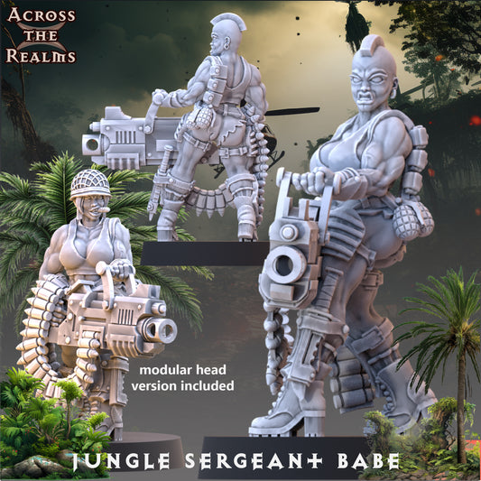 1x Jungle Sergeant Babe - Across the Realms