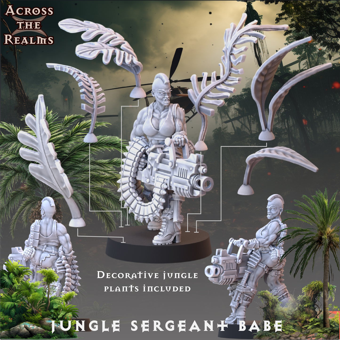 1x Jungle Sergeant Babe - Across the Realms