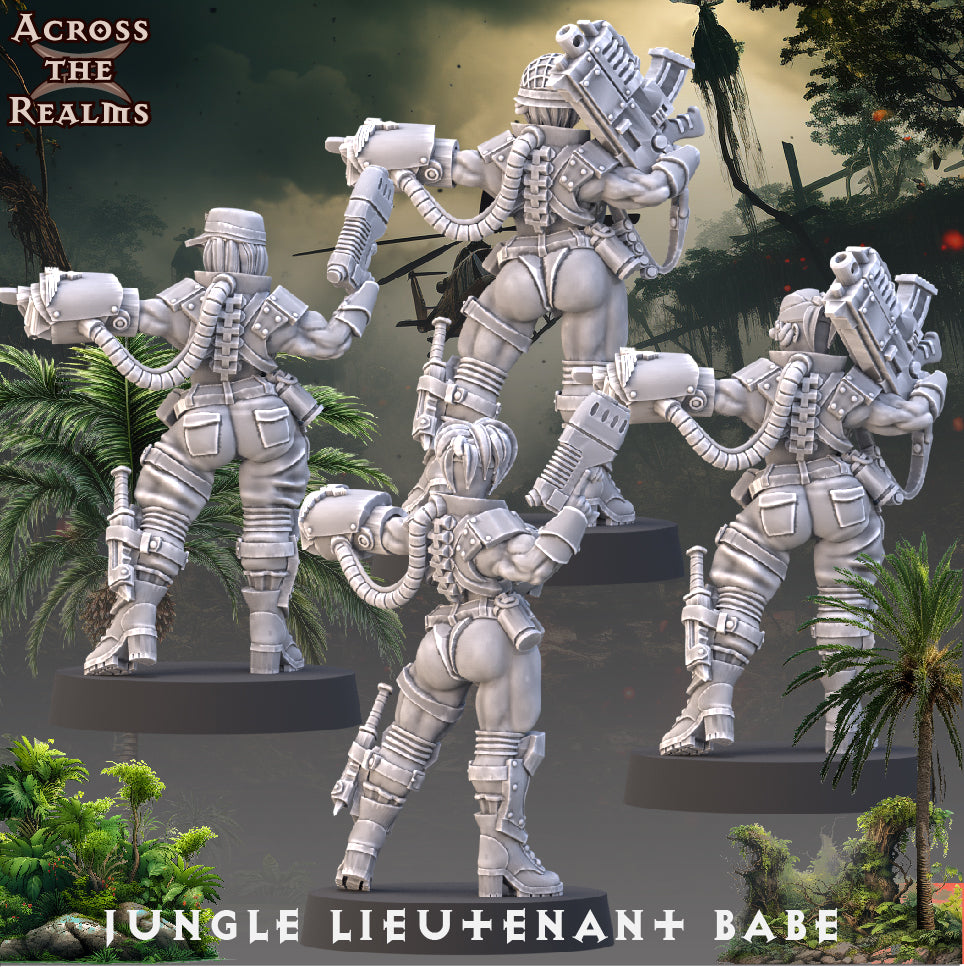 4x Jungle Lieutenant Babe - Across the Realms