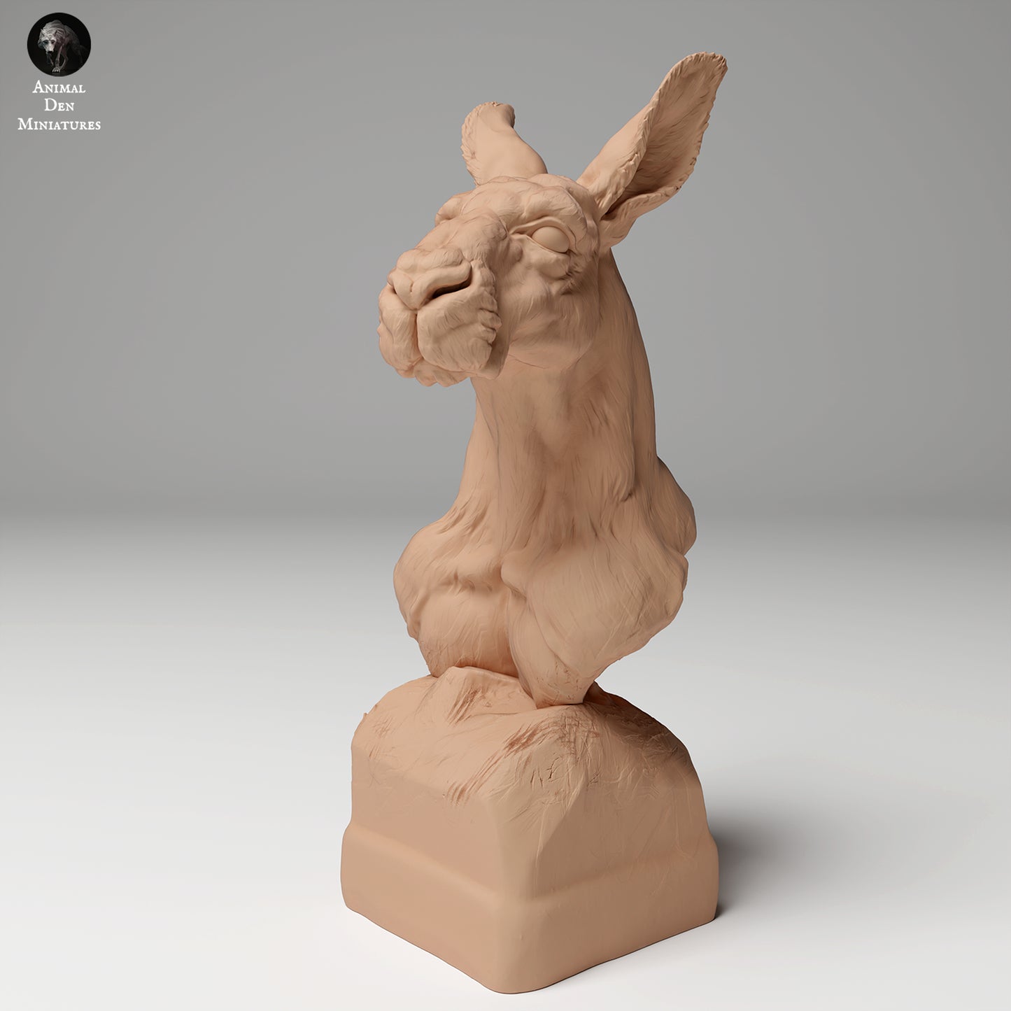 Red Kangaroo Bust - Animal Den Miniatures