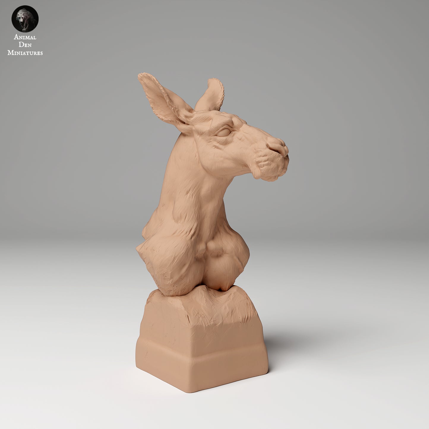 Red Kangaroo Bust - Animal Den Miniatures