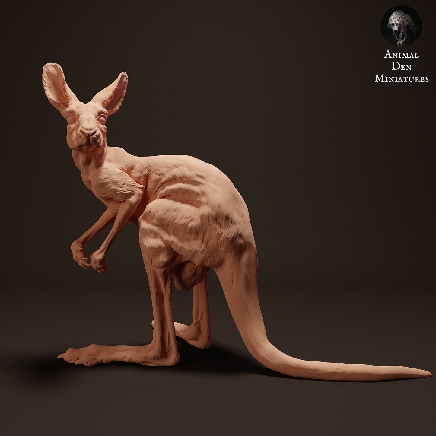 Red Kangaroo Joey - Animal Den Miniatures