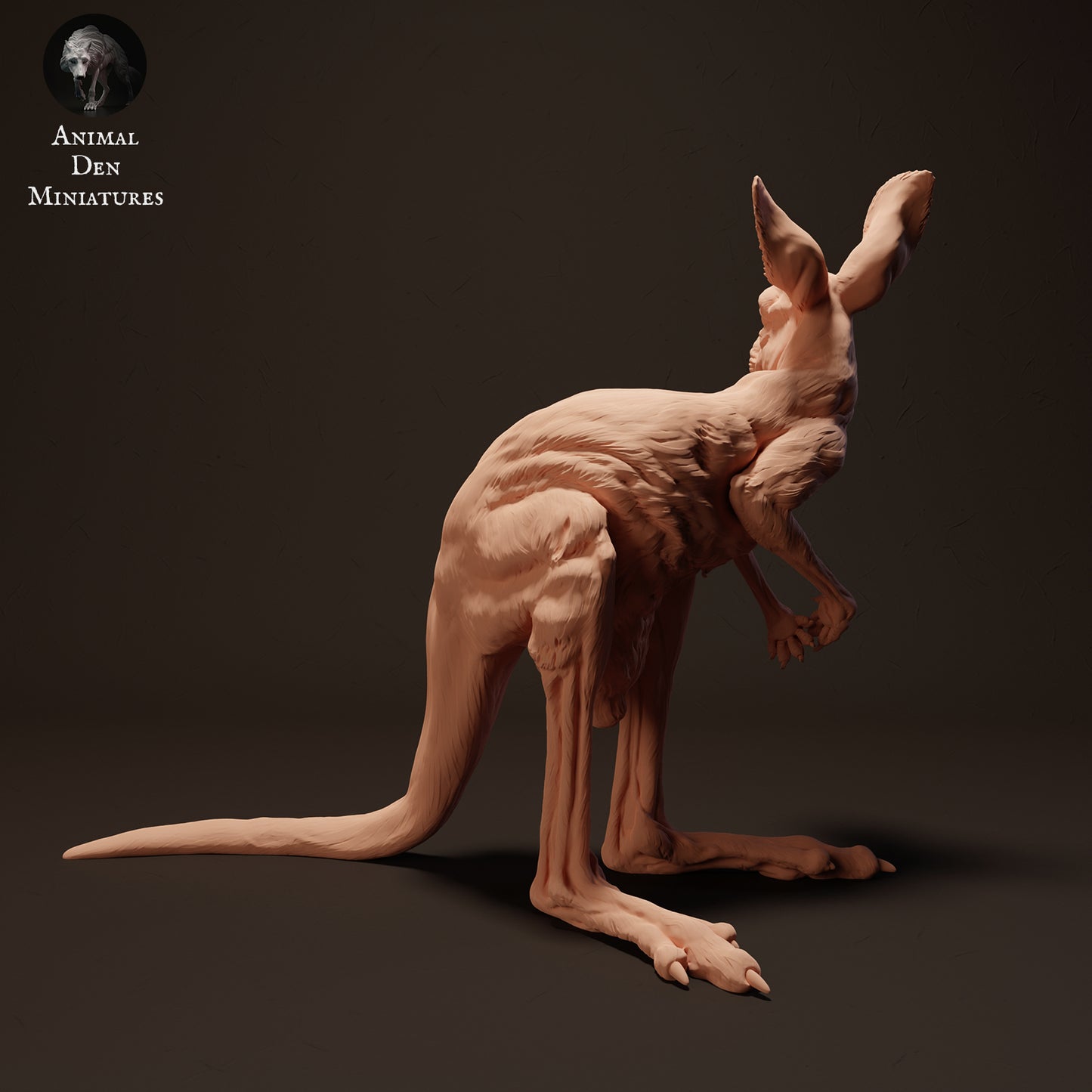 Red Kangaroo Joey - Animal Den Miniatures