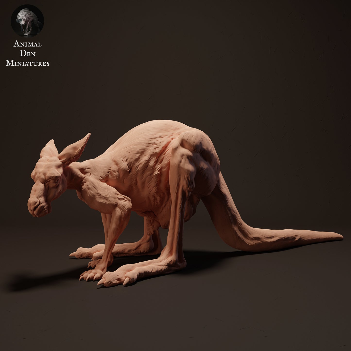 Red Kangaroo Female - Animal Den Miniatures