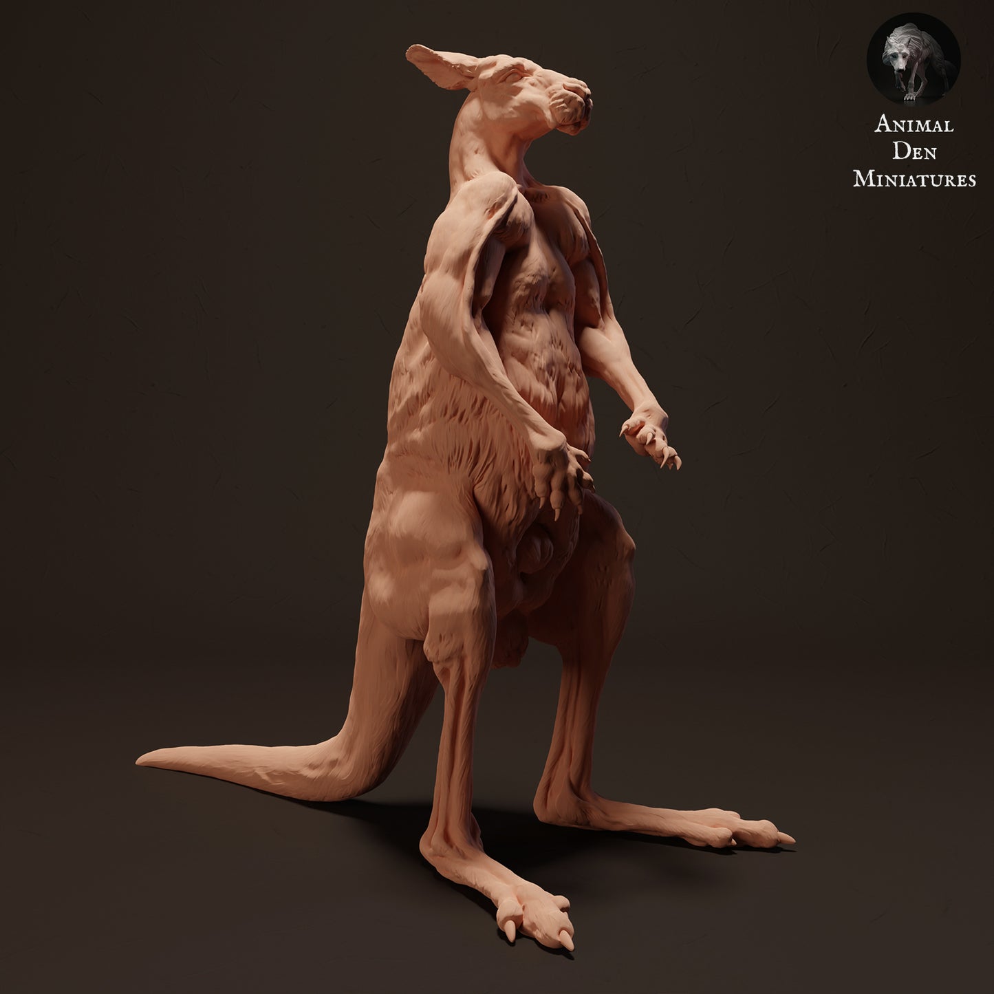 Red Kangaroo Jack - Animal Den Miniatures